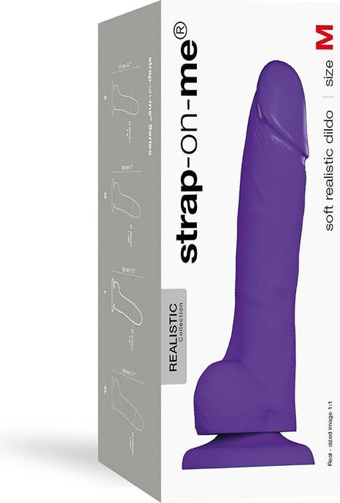 Image du produit Strap-on-me Soft Realistic Purple Size M