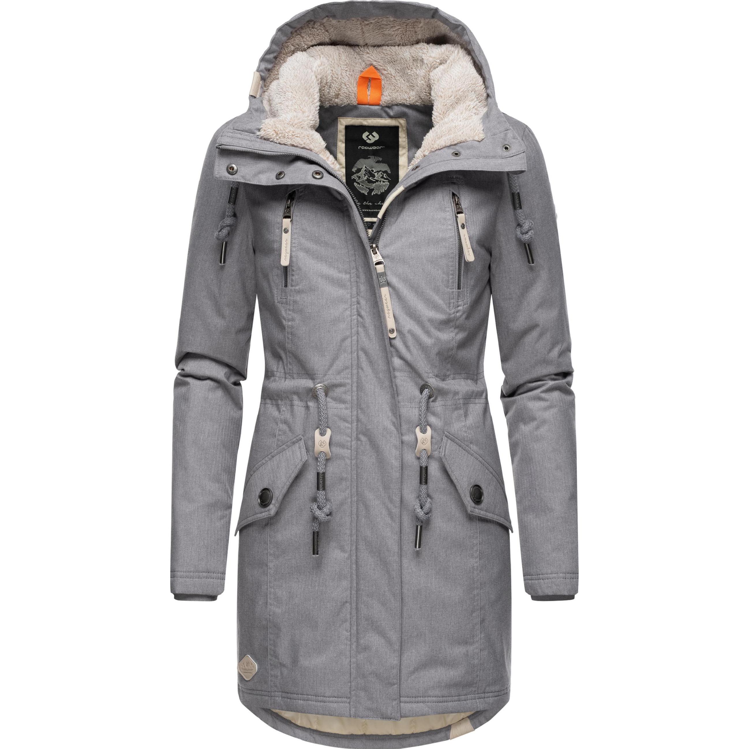 Thumbnail - Ragwear, Damen, Jacke, Elsie Melange (L), Grau, L