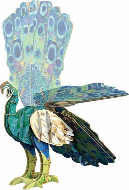 Produktbild mierEdu Eco 3D Puzzle - Der Pfau (beweglich) (108 Teile)