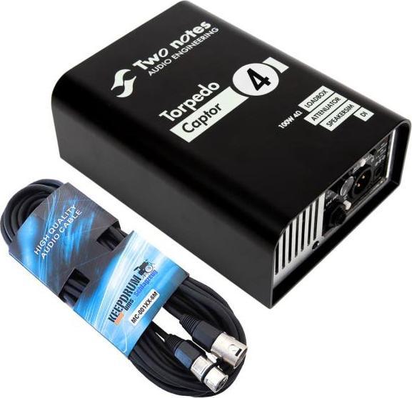 Two Notes Torpedo Captor 4 Loadbox mit XLR-Kabel