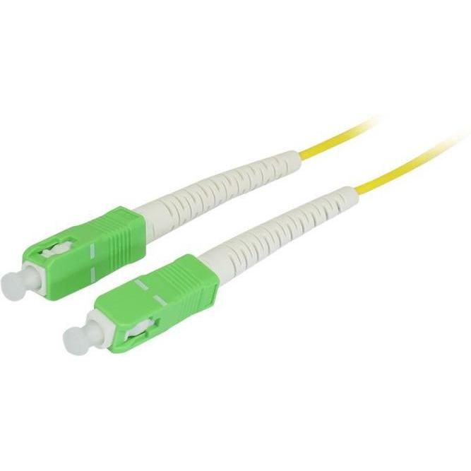 Synergy 21 LWL-1-Faser-Patchk. 20mtr.SC(APC)-SC(APC), 9/125u, OS2, G657A2, AD=2mm, flexible Knickschutztülle (UTP, CAT6,...