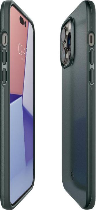 Actual product image Spigen Thin Fit Case for Apple iPhone 14 Pro Max - abyss green (Apple iPhone 14 Pro Max)