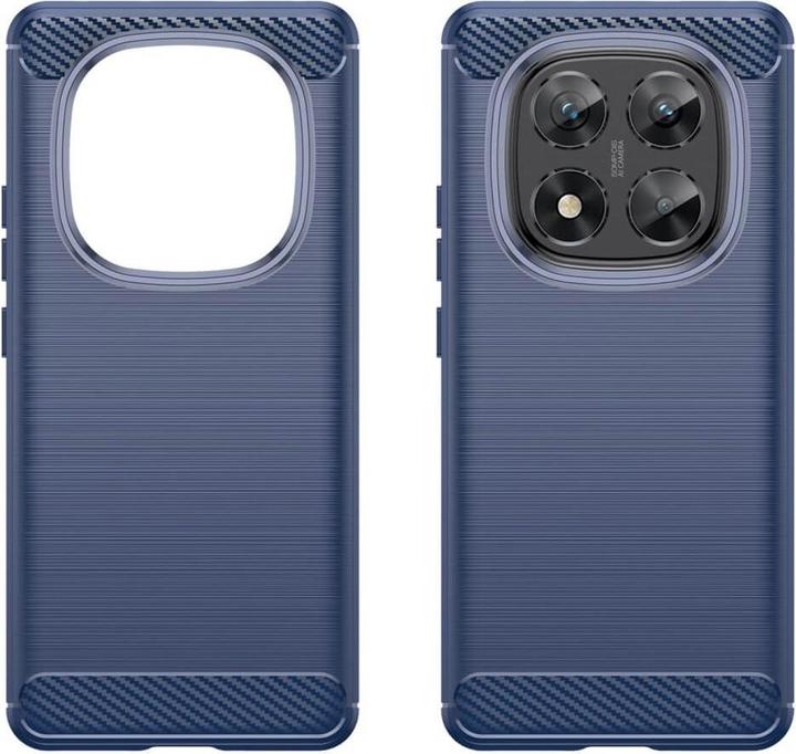 Actual product image Cover-Discount Xiaomi Redmi Note 14 Pro 5G / Poco X7 - Metall Carbon Look Hülle (Xiaomi Redmi Note 14 Pro 5G, Xiaomi Poco X7)