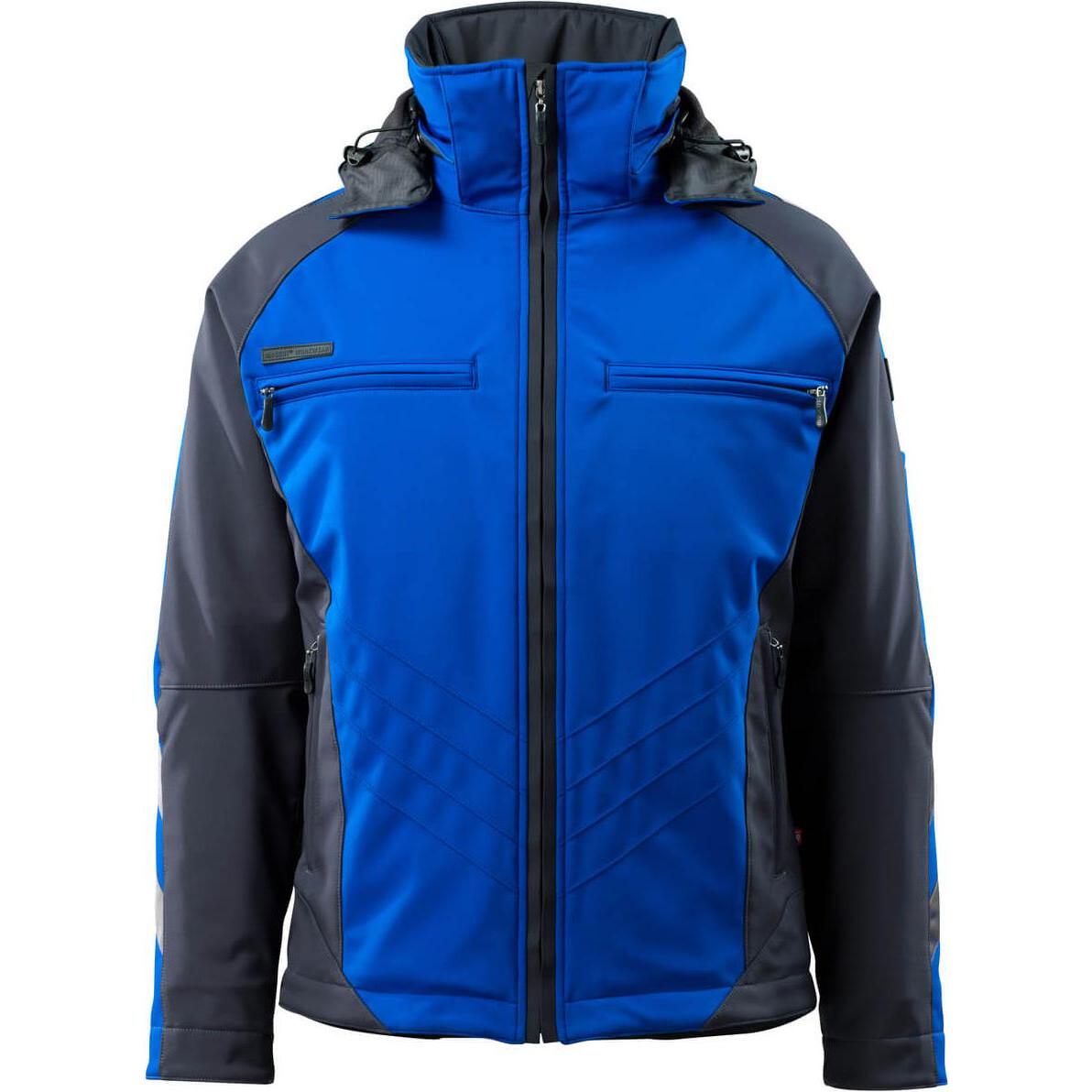 Mascot, Arbeitsjacke, 16002, Unisex Softshell Jacke, Elastan, Polyester Marineblau/Königsblau, Grösse XXL (XXL)