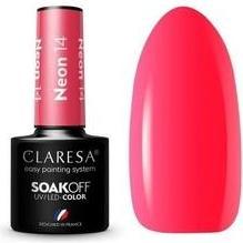 Actual product image Claresa Neon UV Nail Polish 5ml - Pack of 14 (Orange, UV gel varnish)