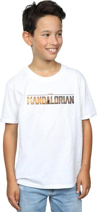 Produktbild Star Wars The Mandalorian Series Logo TShirt Jungen (104)