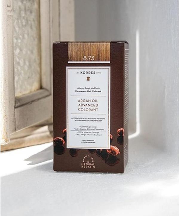 Image du produit Korres Huile d’ Argan Coloration Permanente (8.73 Caramel doré)