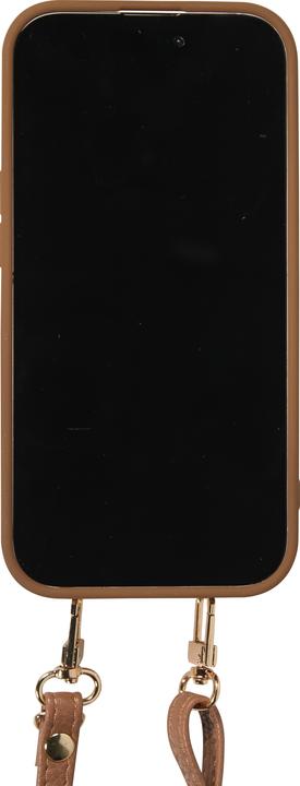 Actual product image PhoneLook Hülle Gepolstertes Leder mit Spiegel und Kartenfach grosse abnehmbare Riemen (Apple iPhone 15)