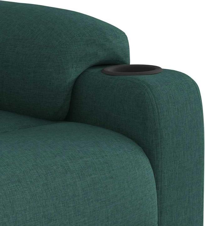 Actual product image VidaXL Massage chair dark green fabric