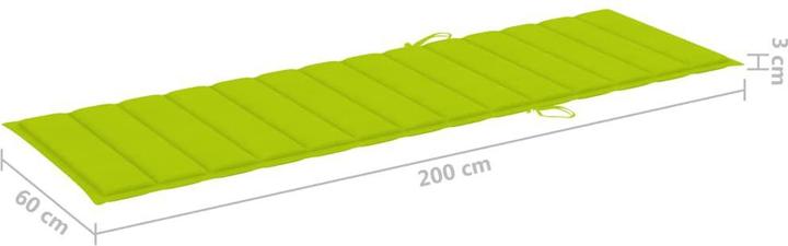 Actual product image vidaXL Sonnenliege (200 cm)