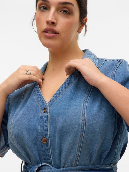 Actual product image Vero Moda VMCTRYLLA Midikleid Jeanskleid (54)