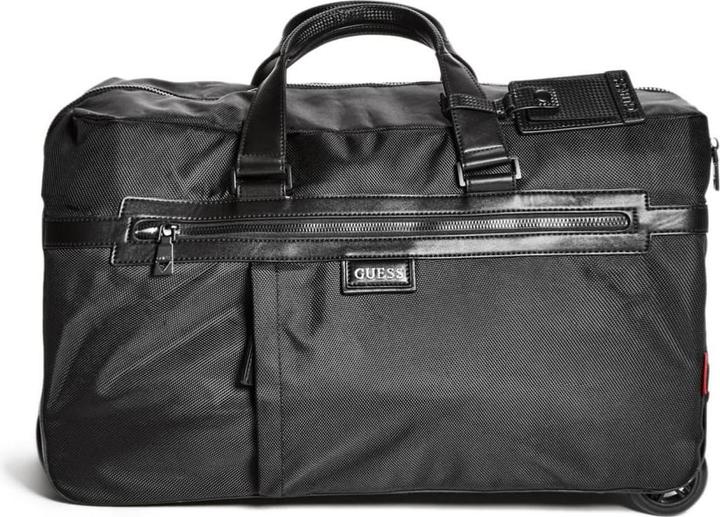 Guess Dan Weekender, Textile Bag, Travel, Black, For Men