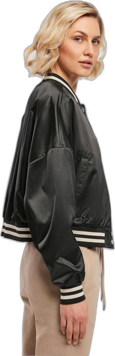 Actual product image Urban Classics College Jacket Ladies Short Oversized Satin (M)