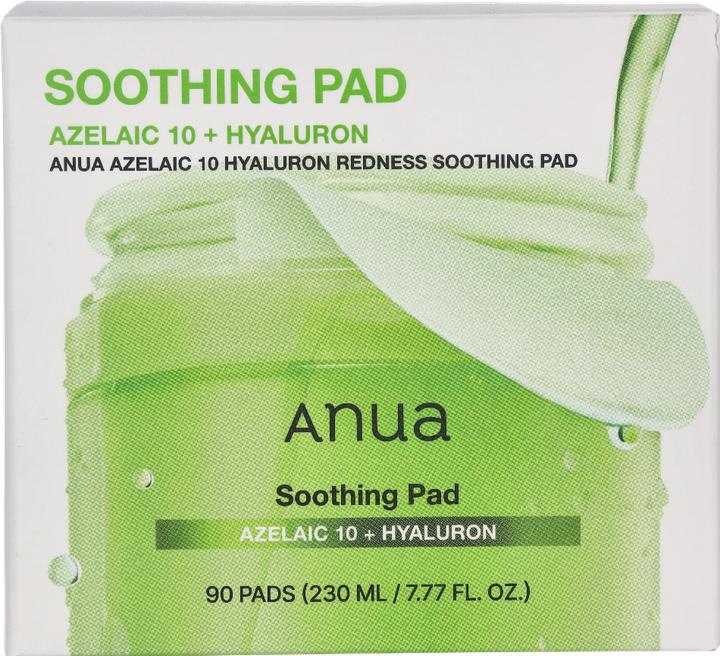 Actual product image Anua Azelaic 10 Hyaluron Redness Soothing Pad for Troubled Skin & Spot Care (230 ml)