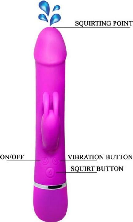 Image du produit Pretty Love Vibromasseur Rabbit "Henry" avec fonction squirt