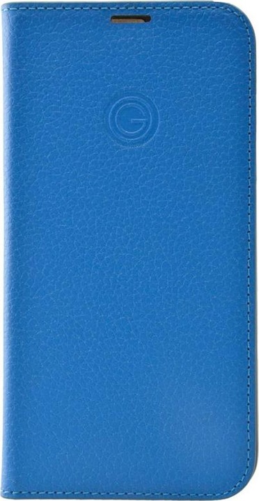Produktbild Mike Galeli Book-Cover in Echtleder Marc true blue (Apple iPhone 13)