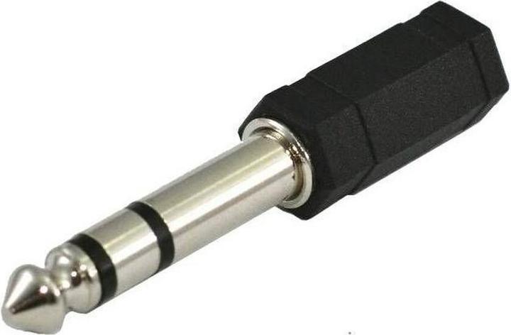 Actual product image SSQ HA1 - 3.5 mm stereo jack plug - 6.3 mm stereo jack adapter