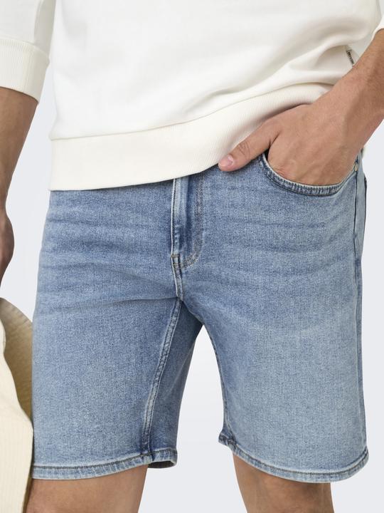 Image du produit Only & Sons ONSWEFT Normal geschnitten Shorts Jeans-Shorts (XXL)