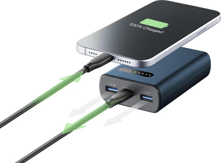 Productafbeelding Cellularline CELLULAIRE L&CLL PB BIJNA 10000 GR (10000 mAh, 20 W, 37 Wh)