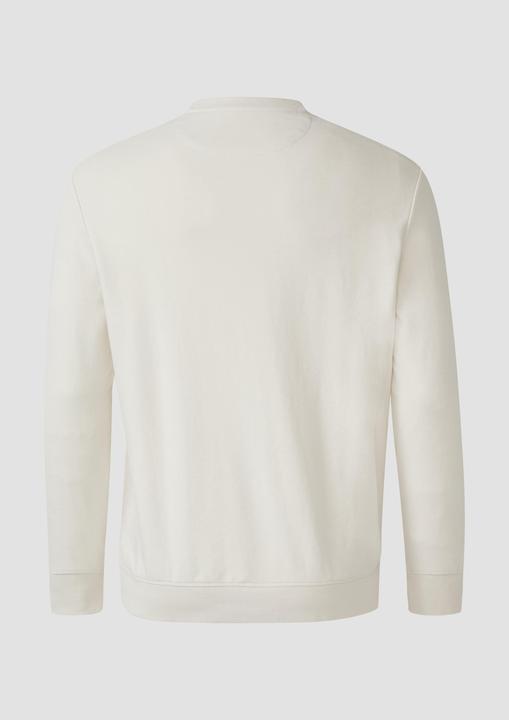Produktbild s.Oliver Sweatshirt Sweatshirt aus Baumwollmix mit Crew Neck (5XL)