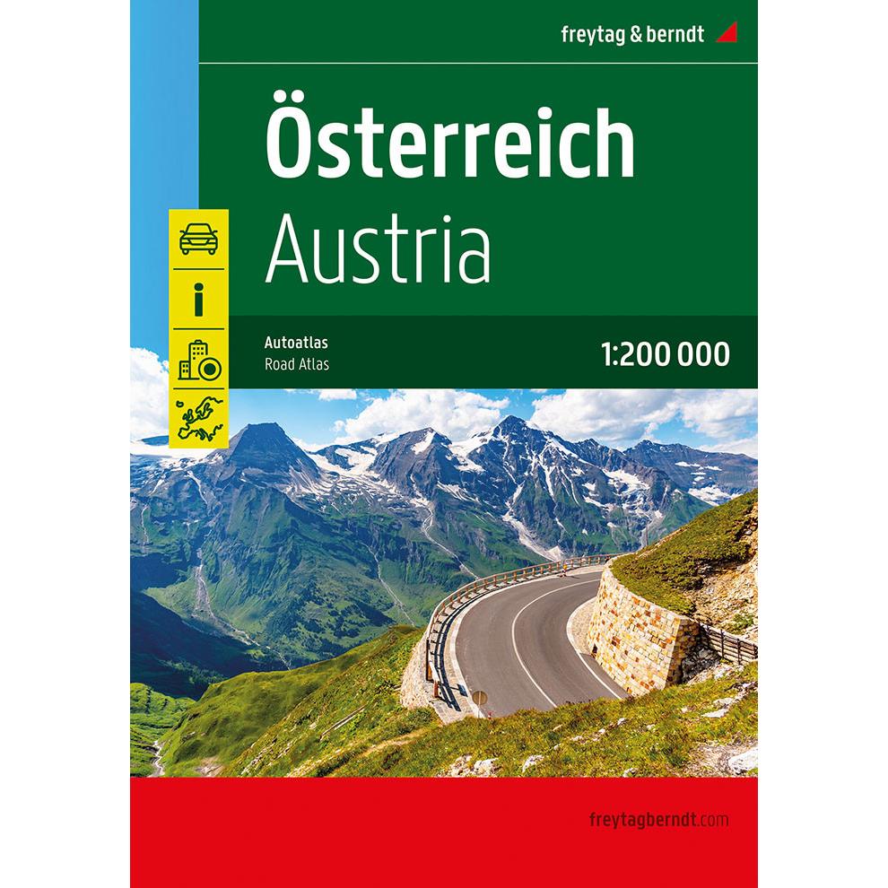 Österreich, Autoatlas 1:200.000, freytag & berndt, Ratgeber von freytag & berndt