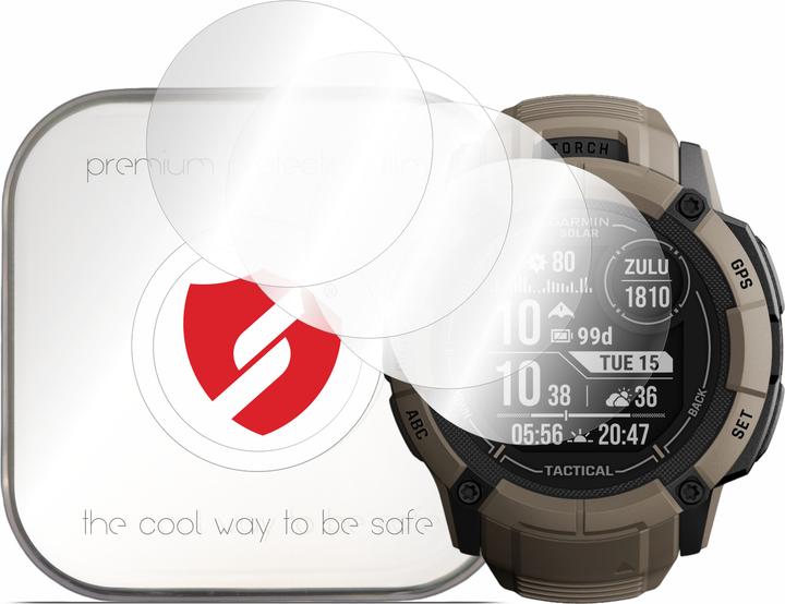 Image du produit Smart Protection - Premium Classic (4 pack) - Garmin Instinct 2X Solar - Clear