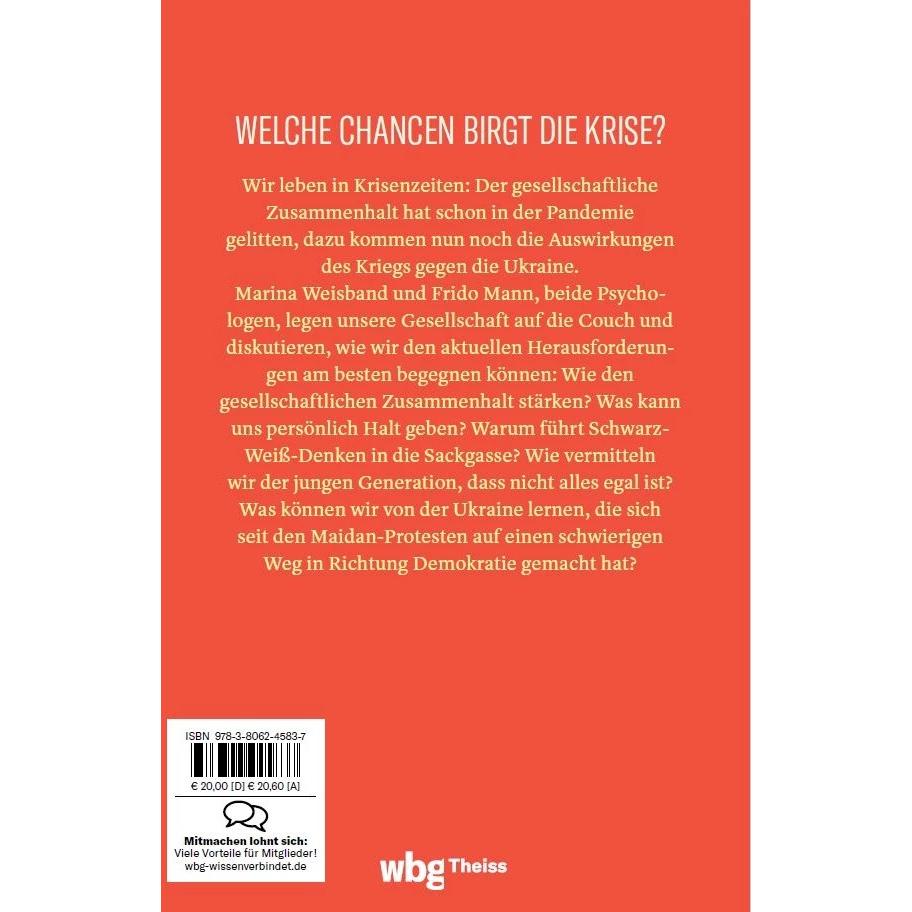 Thumbnail - Was uns durch die Krise trägt, Sachbücher von Marina Weisband, Frido Mann