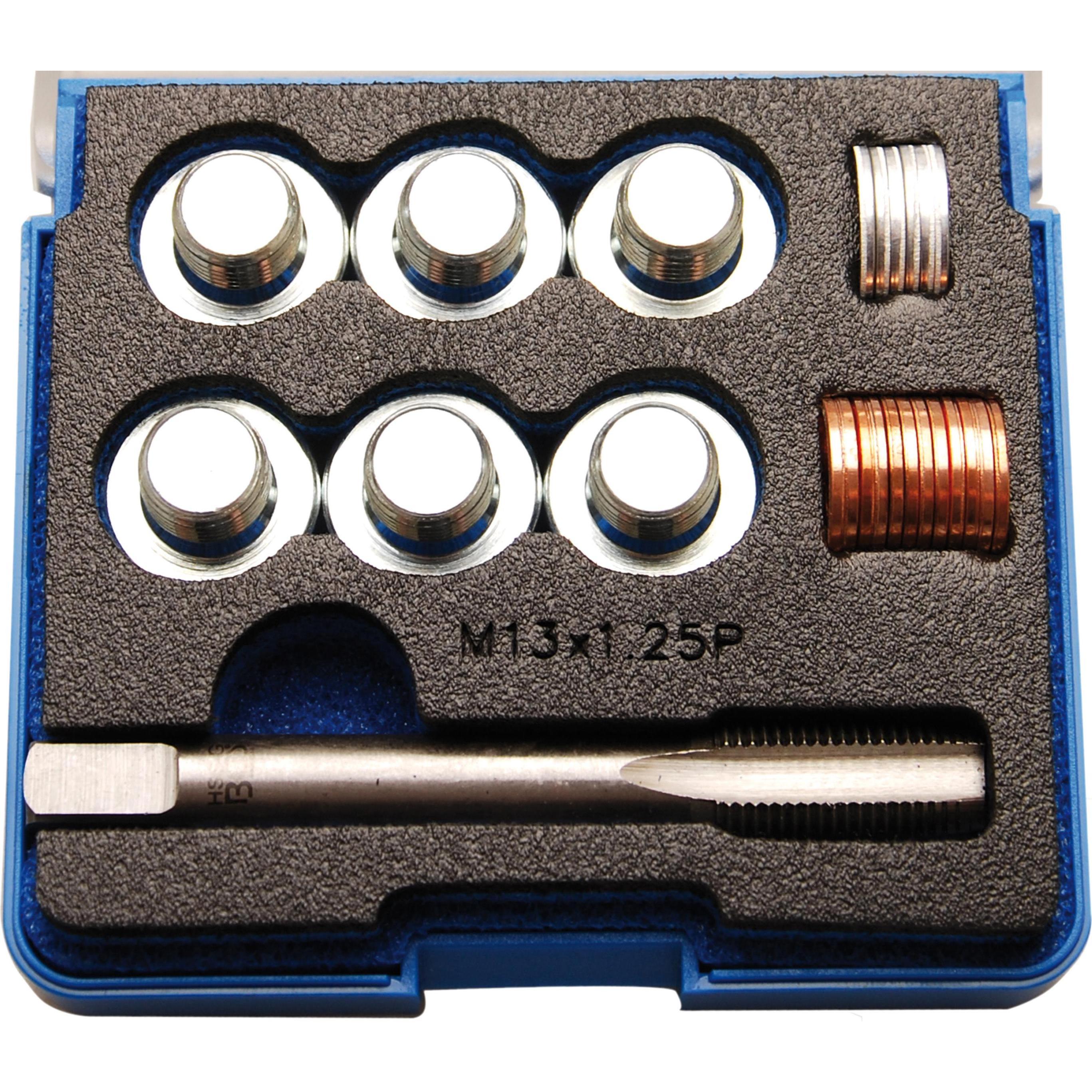 BGS, Fahrzeug Werkzeug, Reparatursatz für Öl-Ablass-Gewinde M13 x 1,25 mm