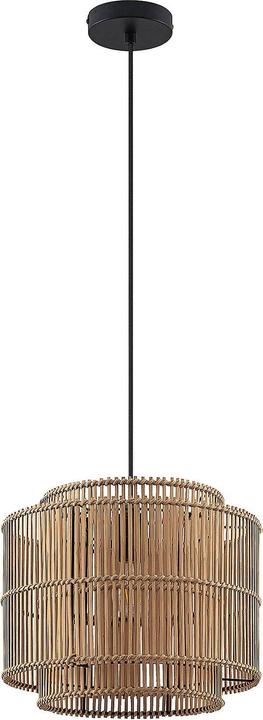 Produktbild Lindby Bridga Pendelleuchte Bamboo (E27)
