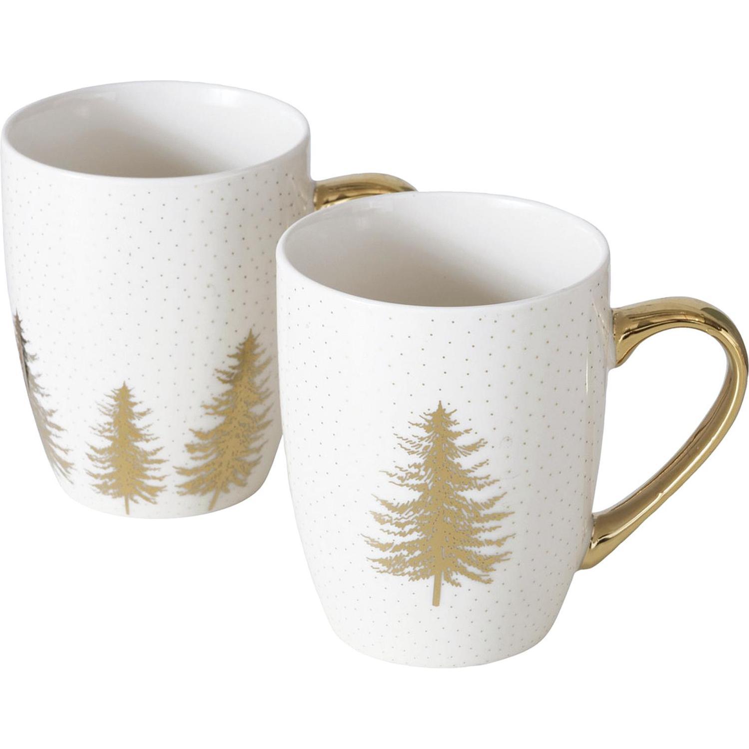 6x Boltze Home, Tasse, Becher Platina 350ml sort. (350 ml, 1 x)