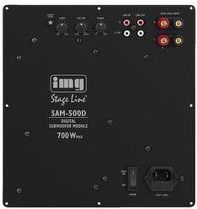 Image du produit Monacor Module actif pour caisson de basses, 500 watts, numérique classe D