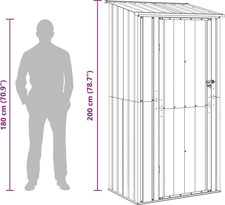 Produktbild vidaXL Garten Shed