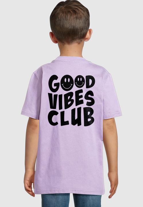 Produktbild Merchcode Kids Good Vibes Club Front for Light - Basic Tee - 184965 (110, 116)