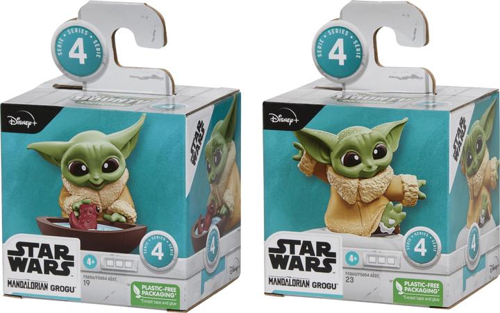 Produktbild Hasbro The Bounty Collection Serie 4 Grogu 2er-Pack, Kaulquappen-Freund und Schneewanderung, für