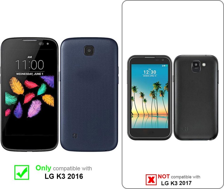 Actual product image Cadorabo Chain case for LG K3 2016 necklace cover adjustable