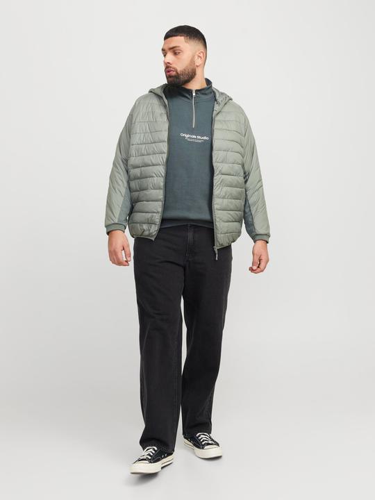 Produktbild Jack & Jones Plus Size Gedruckt Sweatshirt mit halbem Reissverschluss Sweatshirt mit halbem Reissverschluss (6XL)