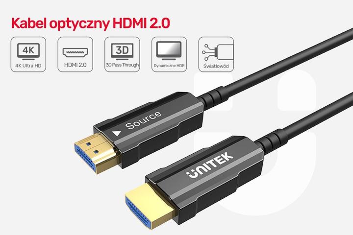 Produktbild Unitek C11072BK-20M Optic Cable HDMI 2.0 (20 m)