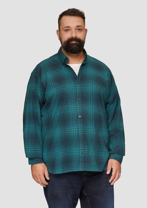 Immagine prodotto s.Oliver Hemd Hemd mit Button-Down-Kragen aus Baumwollstretch (3XL)