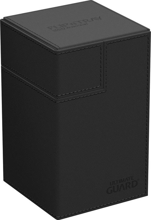 Actual product image Ultimate Guard Card Box Flip'n'Tray XenoSkin Monocolor 100+ Black