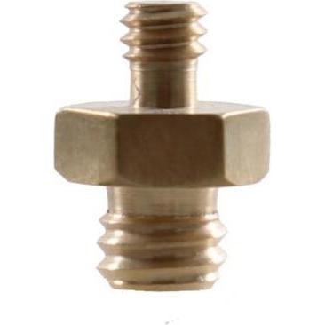 Studioking Spigot Verlaufadapter MC-1060 1/4" Male 3/8" Male (Stativadapter), Stativ Zubehör, Gold