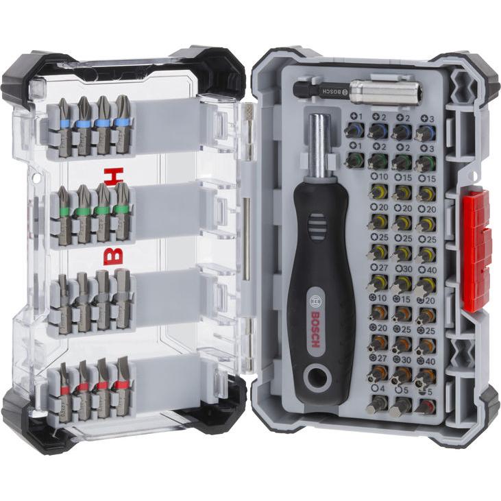 Bosch Hausgeräte, Chiave a bussola, Schrauberbitsatz ExtraHard 50 tlg. 2607012081 VE50 (50)