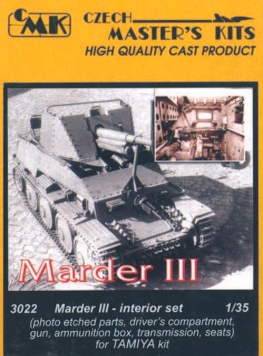 Actual product image CMK Marder III Interior Set