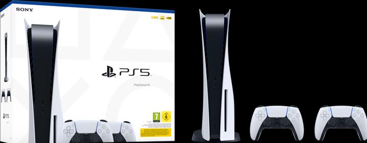 Image du produit Sony PlayStation 5 avec une deuxième manette sans fil DualSense