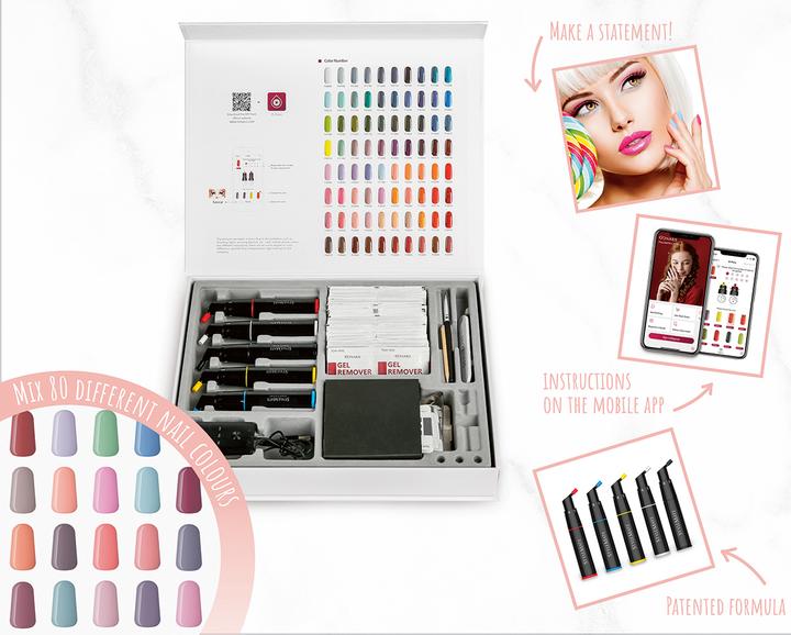 Actual product image Trisa style mate (Artificial nails, Multicoloured)