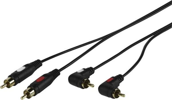 Produktbild Vivanco Cinch Winkel Kabel, 1,5m (1.50 m, Cinch Kabel)