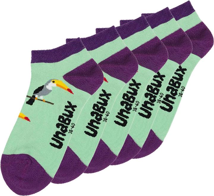 Actual product image Unabux Sneakersocken Prints (5-pack, 37 - 40)