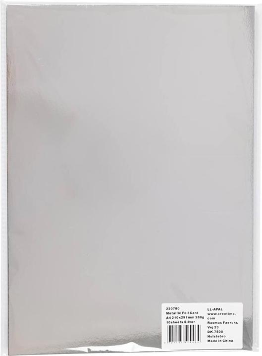 Produktbild Creativ Company Metallic-Folienkarton (280 g/m², 10x)