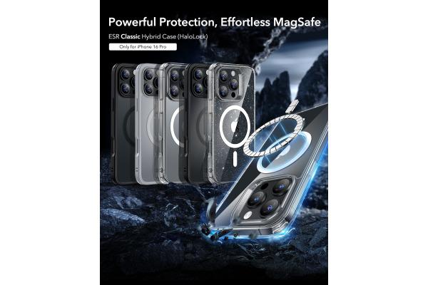 Immagine prodotto ESR Custodia ibrida classica HaloLock (Apple iPhone 16 Pro)