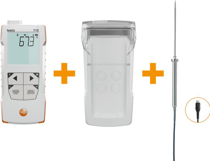 Actual product image Testo 110 Food Set incl. (Temperature measuring device)