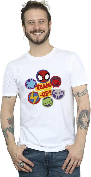 Image du produit - T-shirt SPIDEY AND HIS AMAZING FRIENDS TEAM UP - Homme (4XL)